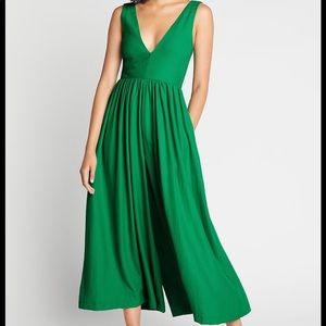 Green jumpsuit
